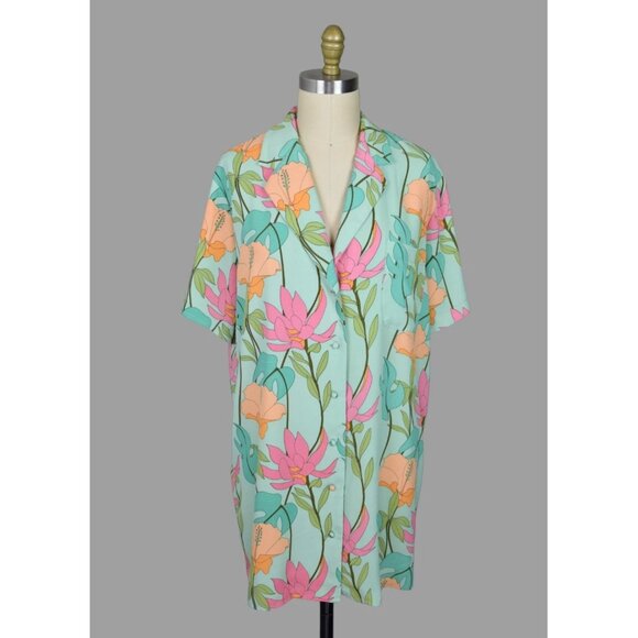 LULU'S TOTALLY TROPICAL SHIRT DRESS - Picture 2 of 8